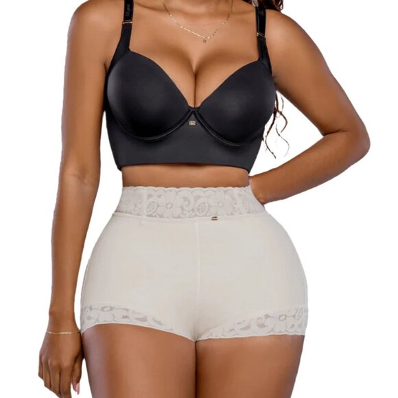 Colombian Stagmi Fajas ButtLift Invisble Lace Short Shaper Bottom & Thong 4-Pack - Picture 9 of 17